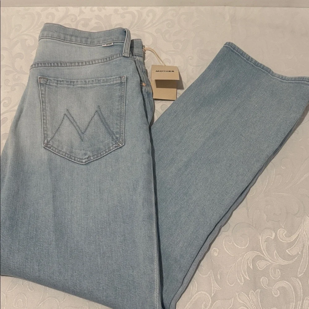 MOTHER Light Blue Ankle Jeans. Size 32 - Picture 16 of 16